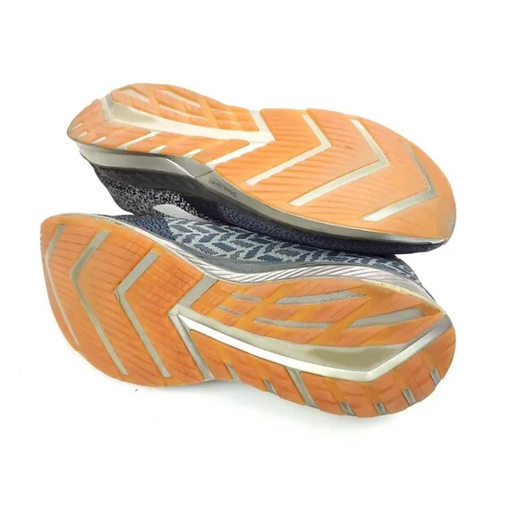 Brooks Bedlam Black Grey White Orange Running Shoes Men’s Size 11.5 1102831D005