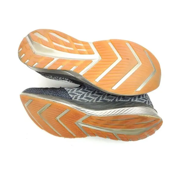 Brooks Bedlam Black Grey White Orange Running Shoes Men’s Size 11.5 1102831D005