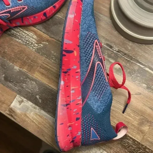 Brooks Blue and pink Running Shoes