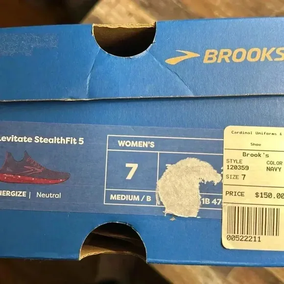 Brooks Blue and pink Running Shoes