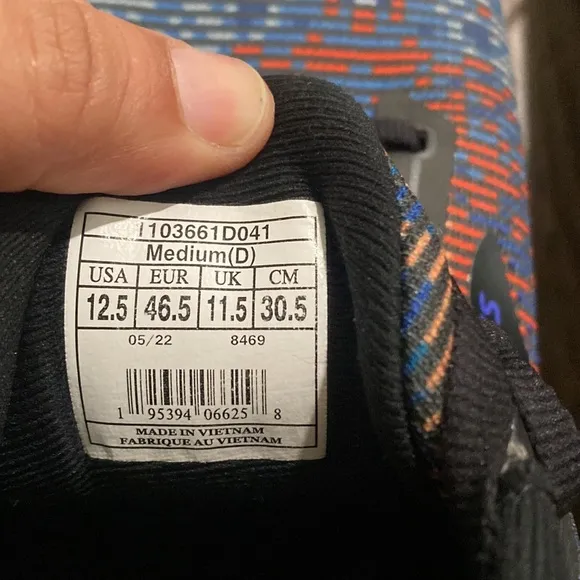 Brooks blue running shoes