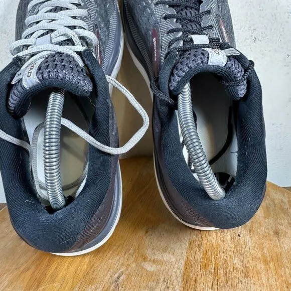 Brooks‎ Dyad 11 Gray Black Men's Size 9 2E Shoes Sneakers 1103232E031