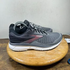 Brooks‎ Dyad 11 Gray Black Men's Size 9 2E Shoes Sneakers 1103232E031