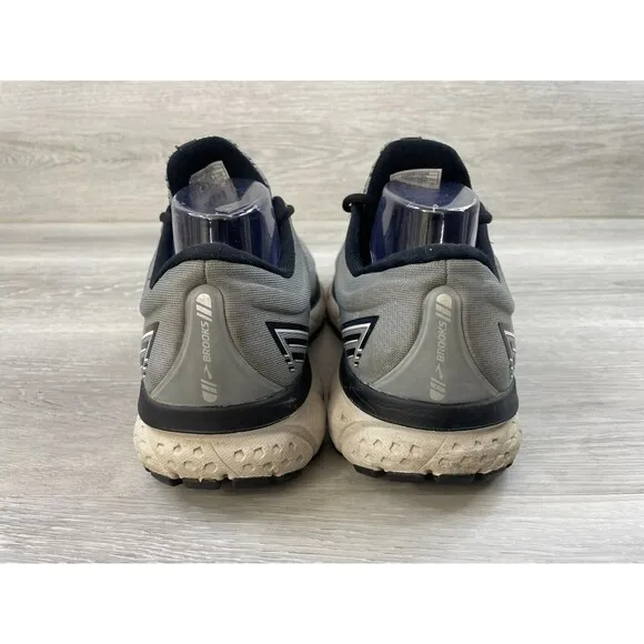 Brooks Ghost 13 1103481D040 Men's 11 Gray Fabric Upper Athletic Running Sneaker