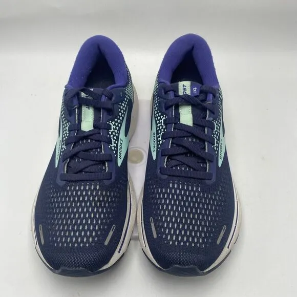 Brooks Ghost 14 Women Size 8 Blue Athletic Running Shoes 3725
