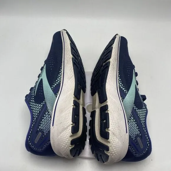 Brooks Ghost 14 Women Size 8 Blue Athletic Running Shoes 3725