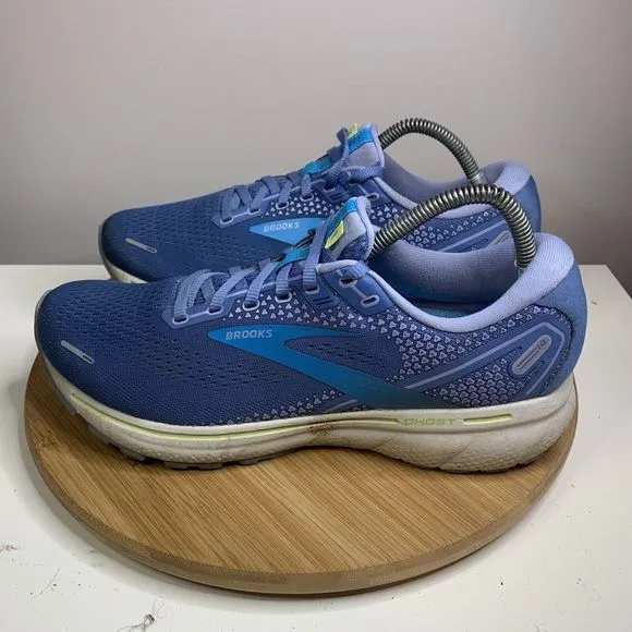 Brooks Ghost 14 Womens Size 11 Running Shoes Athletic Sneakers Blue Purple