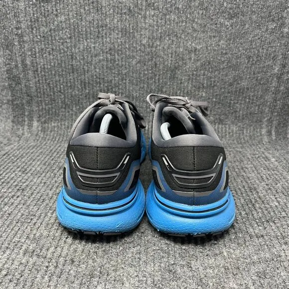 Brooks Ghost 15 Black Blue Athletic Running Shoes Mens Size 12.5 D