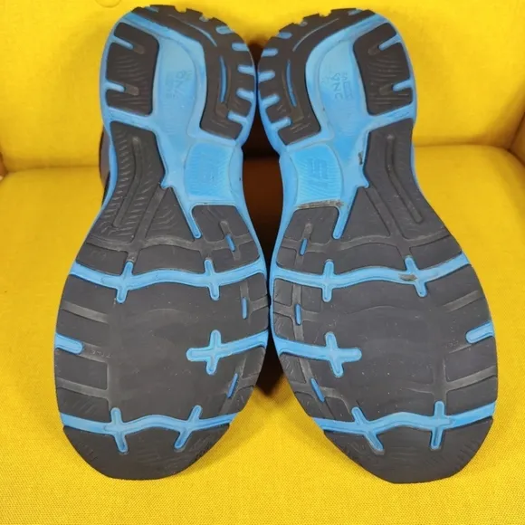 Brooks Ghost 15 Black Blue Athletic Running Sneakers Men's Shoes Size 14