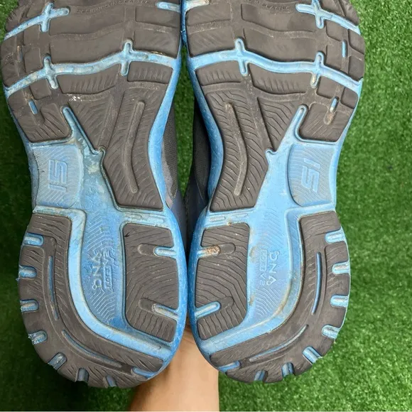 Brooks Ghost 15 Men's Size 11 Black Blue Athletic Sneakers Shoes
