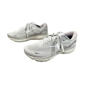 Brooks Ghost 15 Running Shoes Sneakers Women’s 8.5 D Wide Oyster Light Gray