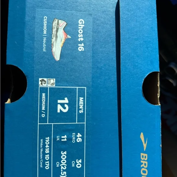 Brooks ghost 16 men’s size 12 new in box