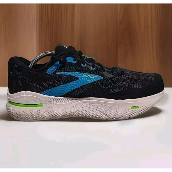 Brooks Ghost Max Men's Size 11 Black White Running Athletic‎ Shoes 1104061D060