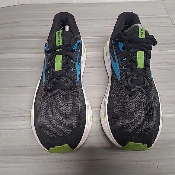 Brooks Ghost Max Men's Size 11 Black White Running Athletic‎ Shoes 1104061D060