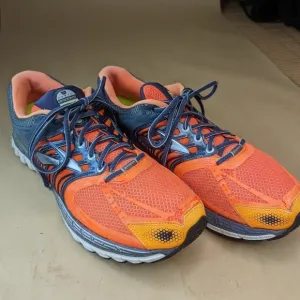 Brooks Glycerin 11 Shoes sz 13D Men's Silver orange  Running Athletic Walk shoes