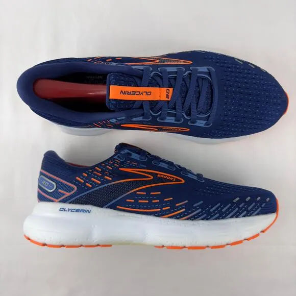 Brooks Glycerin 20 blue running shoes