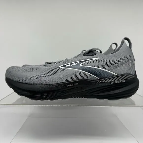 Brooks Glycerin 22 Grey Black 110445 1D 078 Running Shoes Sneakers Men’s Size 14