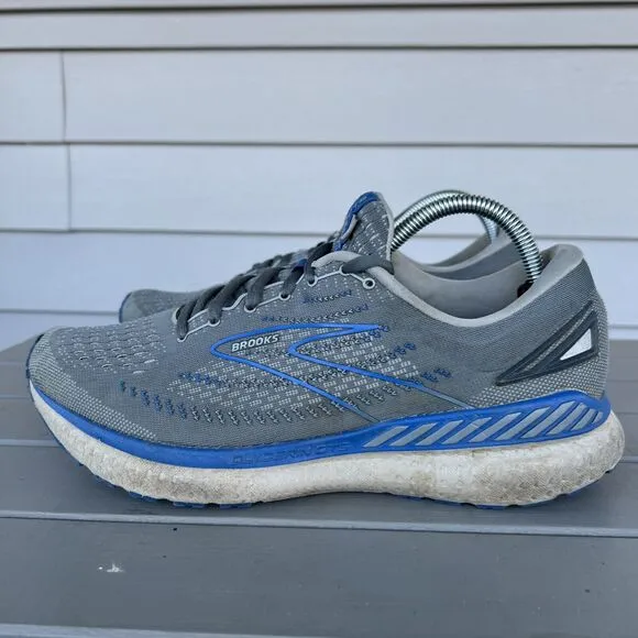 Brooks Glycerin GTS 19 Men's Size 10 2E Wide Gray Running Shoes 1103572E095