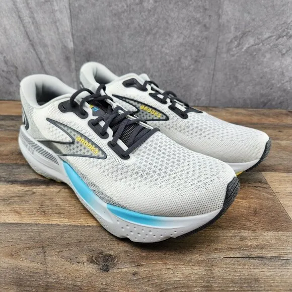 Brooks Glycerin GTS 21 Size 13 Mens Coconut Grey Black Forged Iron Casual Shoes