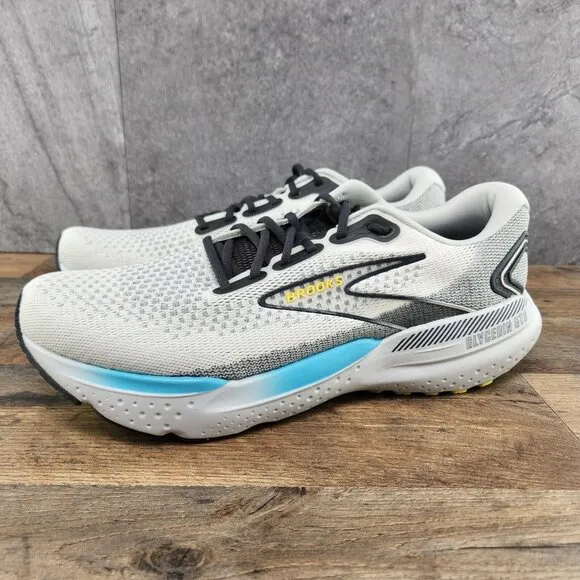 Brooks Glycerin GTS 21 Size 13 Mens Coconut Grey Black Forged Iron Casual Shoes