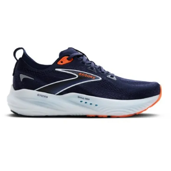 Brooks Glycerin GTS 22 Navy and Orange Shoes