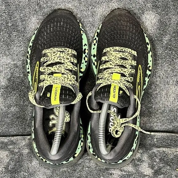 Brooks Glycerin 19 Womens Running Shoes Size 6.5- Black Ebony Nightlife