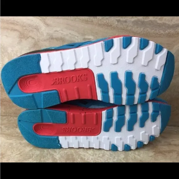 Brooks Heritage City Regent Sneakers Running Shoes Blue Red White size 7