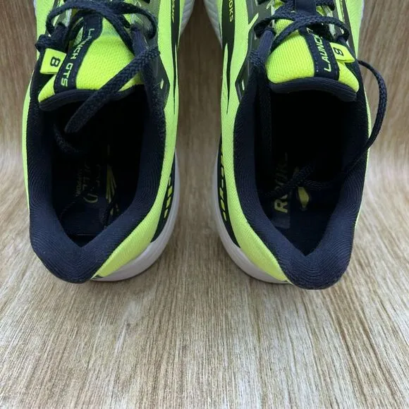 Brooks Launch 8 Men's Size 11 D‎ Running Shoes Neon Yellow Green 1103591D774