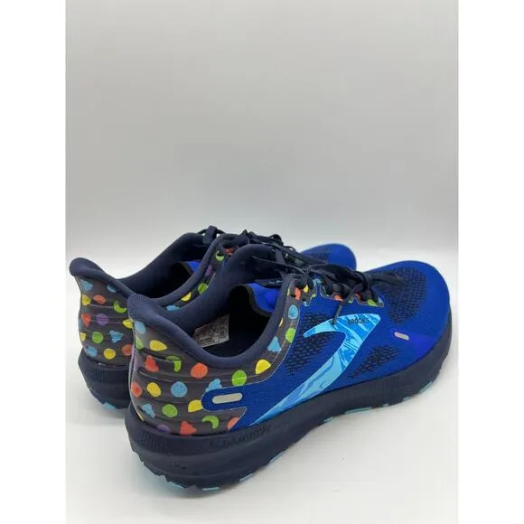 Brooks Launch 9 Running Shoes Blue/Peacoat/Yellow Men's Size 11🛒