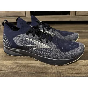 Brooks Levitate 5 Stealth Fit Running Shoes - Men's 15 D - Navy Blue &amp; White