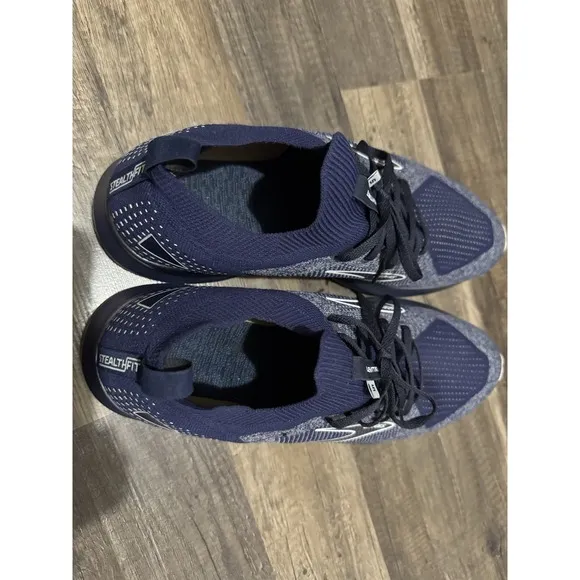 Brooks Levitate 5 Stealth Fit Running Shoes - Men's 15 D - Navy Blue &amp; White
