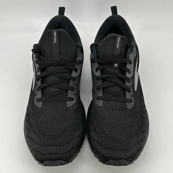 Brooks Revel 6 Running Shoes Sneakers Men's 13D Black Gray Athletic 1103981D072