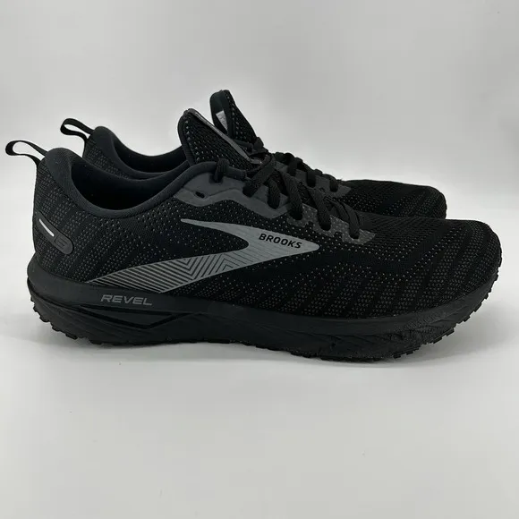 Brooks Revel 6 Running Shoes Sneakers Men's 13D Black Gray Athletic 1103981D072