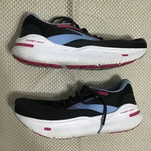 Brooks Women's Black Ghost Max Lace Up Low Top Running Shoes Size 8.5 M