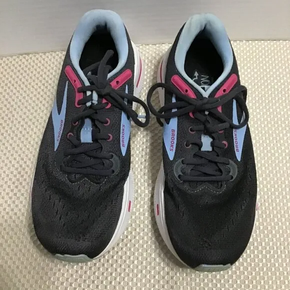 Brooks Women's Black Ghost Max Lace Up Low Top Running Shoes Size 8.5 M