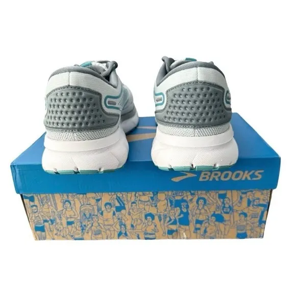 Brooks Women's Running Shoes Brooks Trace 2 White Grey Porcelain Womens Size 9 B