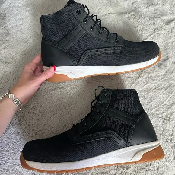 Carhartt Force Work Boot Men’s Size 12 Black White Hightop Lace Shoes Sneakers