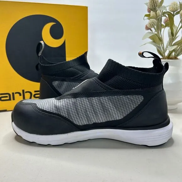 Carhartt Haslett FS2481-M Nano Toe Work Shoes Sneaker Black Gray Men's US 8.5