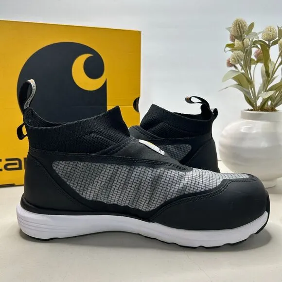 Carhartt Haslett FS2481-M Nano Toe Work Shoes Sneaker Black Gray Men's US 8.5