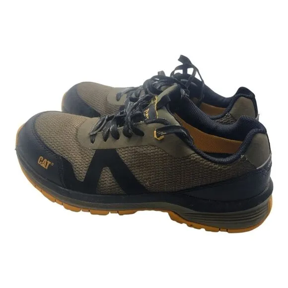 Caterpillar Shoes Mens 8 WW  Multicolor Steel Toe Safety WORK Lace UP p91377 CAT