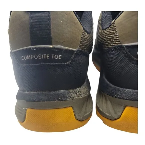 Caterpillar Shoes Mens 8 WW  Multicolor Steel Toe Safety WORK Lace UP p91377 CAT