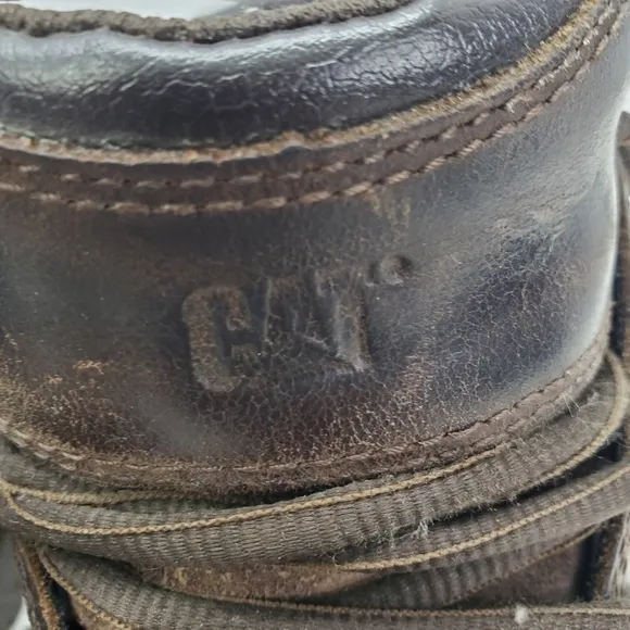 Caterpillar Transform Mens 11.5M Work Boots Dark Brown Shoes
