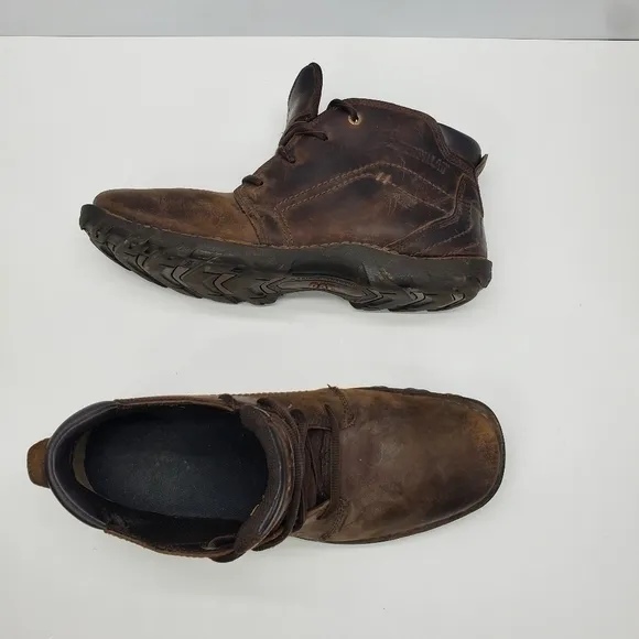 Caterpillar Transform Mens 11.5M Work Boots Dark Brown Shoes