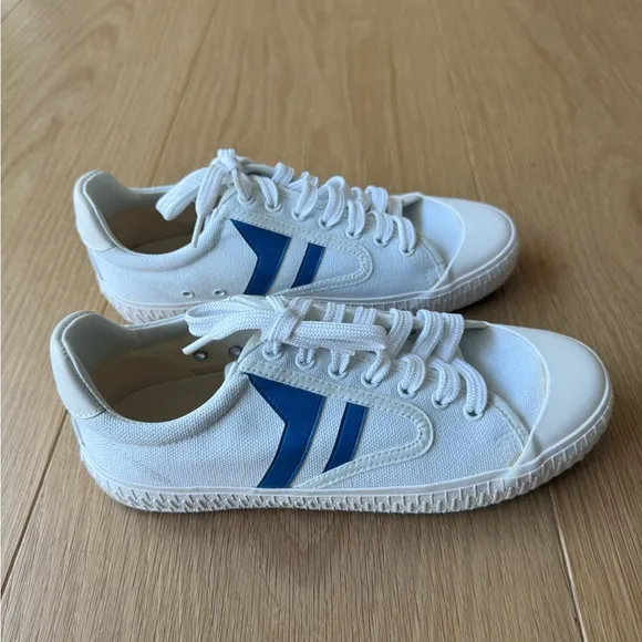 CELINE- New White and Blue Sneakers