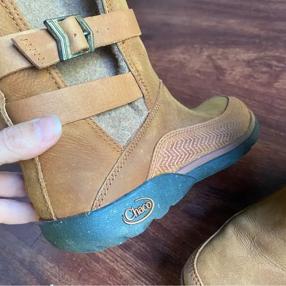 Chaco Hopi Rust Waterproof Leather Hiking Boots Women’s Size 6