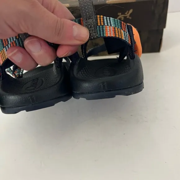 CHACO KIDS ZX1 ECOTREAD IN RUSS NAVY Size 11 NEW IN BOX