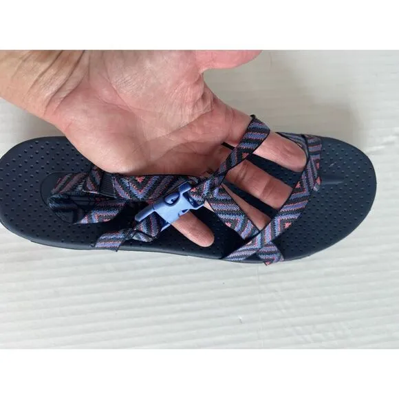 Chaco Z Cloud X2 ZX2 Sandal Waterproof Women size 12 Blue Strappy Outdoor Hiking