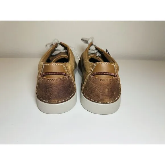 Clark's Collection Gereld Low Tan Leather Lace Up Shoes Men's SIZE 11M