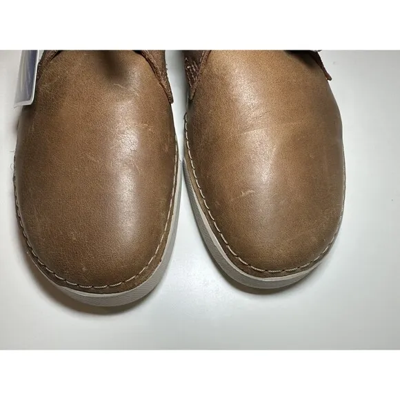 Clark's Collection Gereld Low Tan Leather Lace Up Shoes Men's SIZE 11M