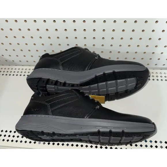 Clarks Motion Trek PT Mens Leather Casual Lace Up Sneakers Shoes Size 9 Black